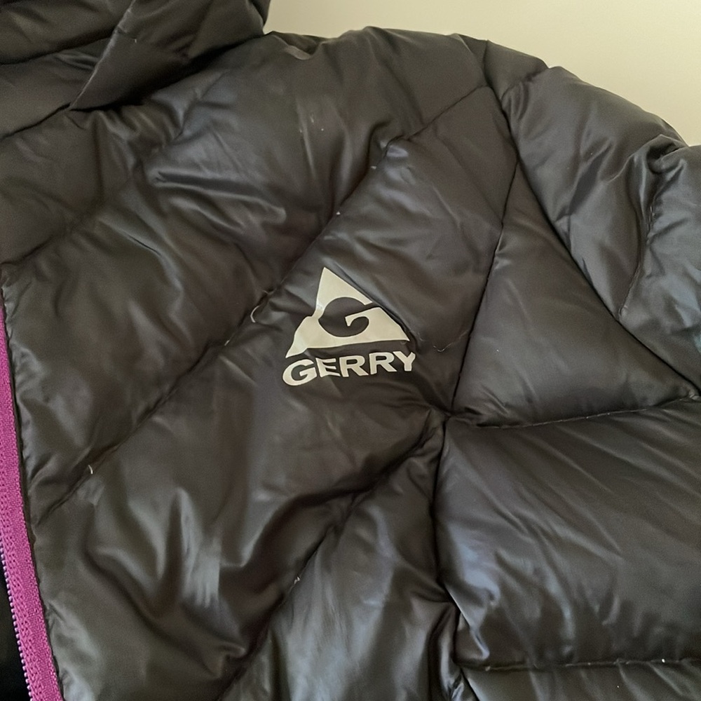 Gerry Lightweight Puffer Jacket Fitted Zip Up Hoodie Indie Retro - Picture 6 of 16
